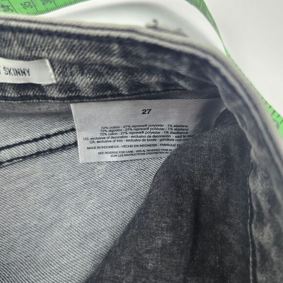 William Rast NWOT -1155 Perfect Skinny Jeans Ankle Zipper Grey Women's size 27 - Picture 5 of 9